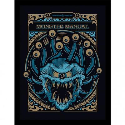 Monster Manual Framed Poster