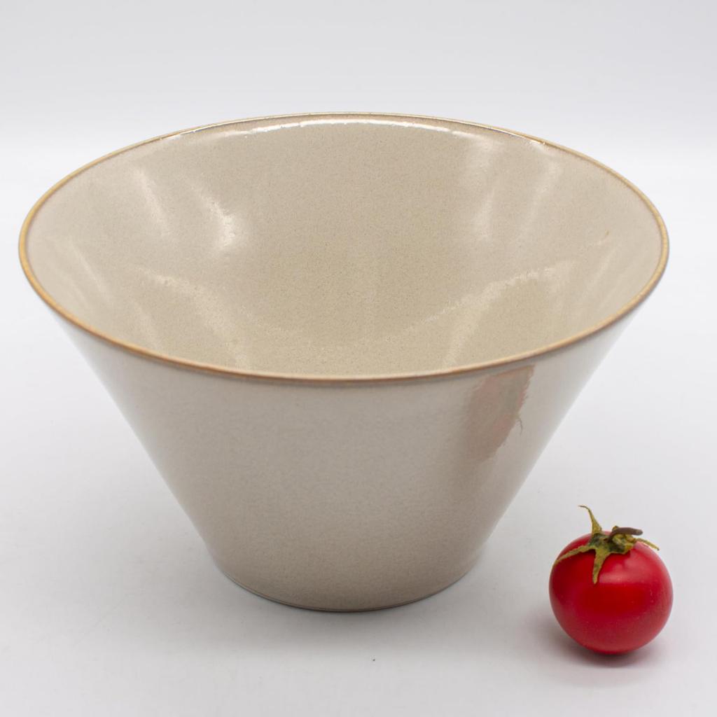 Äkta (riktig) Aito Seisakusho [Naturfärg] Skål, Tallrik, Fat, Porslin, Stor Ramenskål, Cirka 17cm Diameter x 9.4cm Djup, Grå, Mino