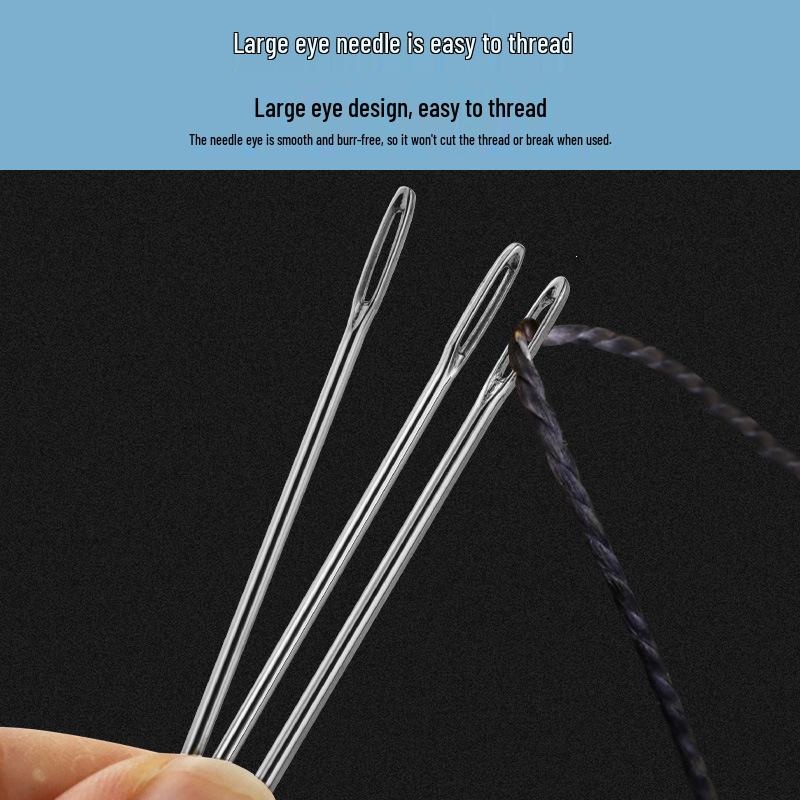 Leather Sewing Needle Set - Curved, Bent, and Upturned Needles for DIY Hand Sewing