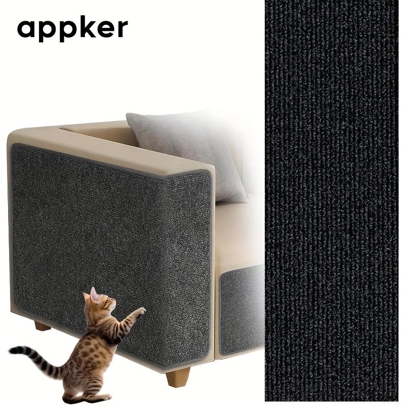 

Самоклеящийся коврик для царапания кошек, 40x200см, Защищает мебель от повреждений когтями, Идеально подходит для кошек всех возрастов, Многоразовое использование в качестве летнего спального коврика 40*200cm чёрный