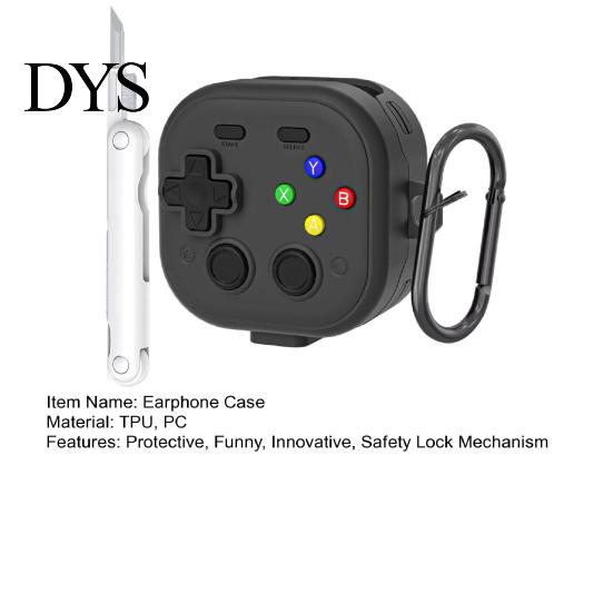 Durable Headphone Protector Earphone Case for Galaxy Buds 4 Pro Earbud Protective Carrying Funny Portable Shell Game Console Design Hard Cover