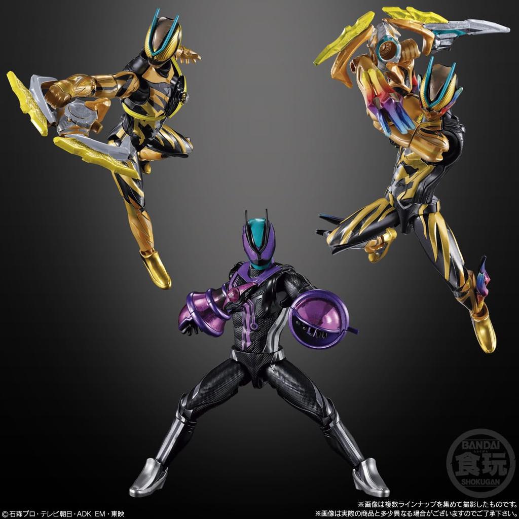 Sodo Kamen Rider Zets AGT3 Action Figure with Chewing Gum, 12-Piece Box Set