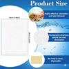 30pcs Aquarium Filter Pads Color Absorbing Sheets Filter Media Removes Yellow Water Driftwood Tannin for Freshwater Saltwater