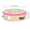 15cm Wooden Handheld Tambourine Hand Drum Bell Musical Percussion Instrument Toy Gift(3#)