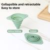 Silicone Telescopic Funnel Heat Resistant Collapsible Funnel Portable Small Cooking Funnels for Filling Bottles