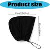 Commuters Friendly Turban Hat Adjustable Drawstring Head Cover Skull Hat for Women Mercerized Cotton Comfortable Headwrap