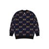 MLB FW22 Vintage All-Over Print Knit Sweater Unisex Sweater Navy-Blue 3AKCM0224-50NYS