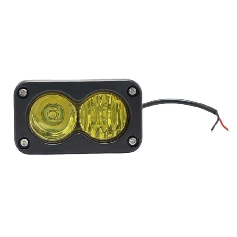 3 Inch Car Spotlight White Yellow LED Pod Driving Work Light For Motorcycle Pickup Truck Offroad Roof Luggage Rack Lamp