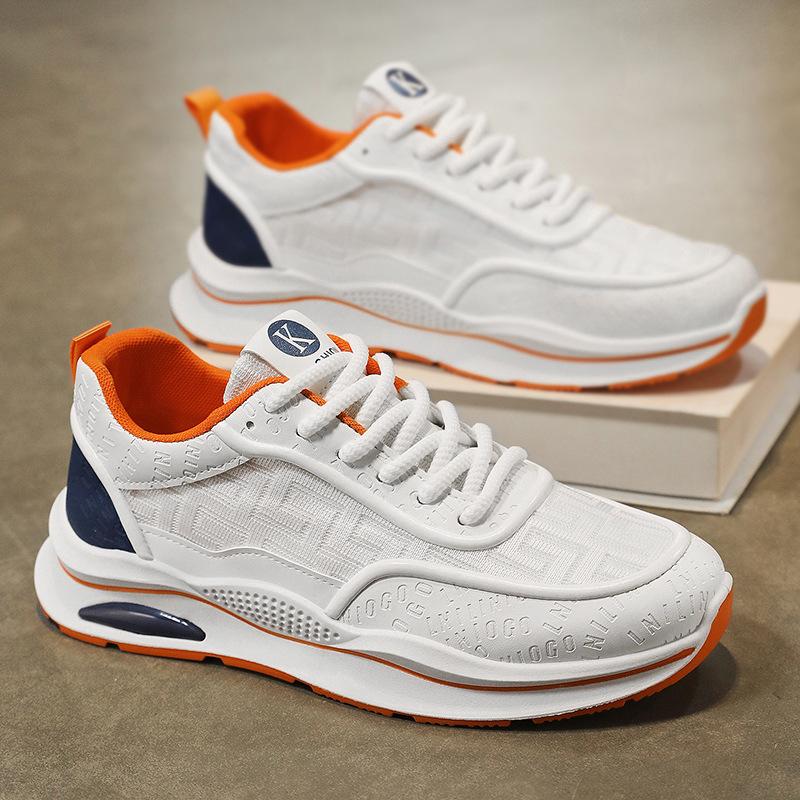 Men's Shoes Spring and Summer New Breathable Mesh Shoes Sports Dad Shoes Little White Shoes Korean Version Low-top Casual Fashion Trend