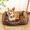 Cord Hunde Bett Hund Haustier Zubehör Plüsch Beruhigendes Sofa Bett Weiches Kissen für Kleine Kleine Mittelgroße Katzen Welpen Cama Perros Grandes