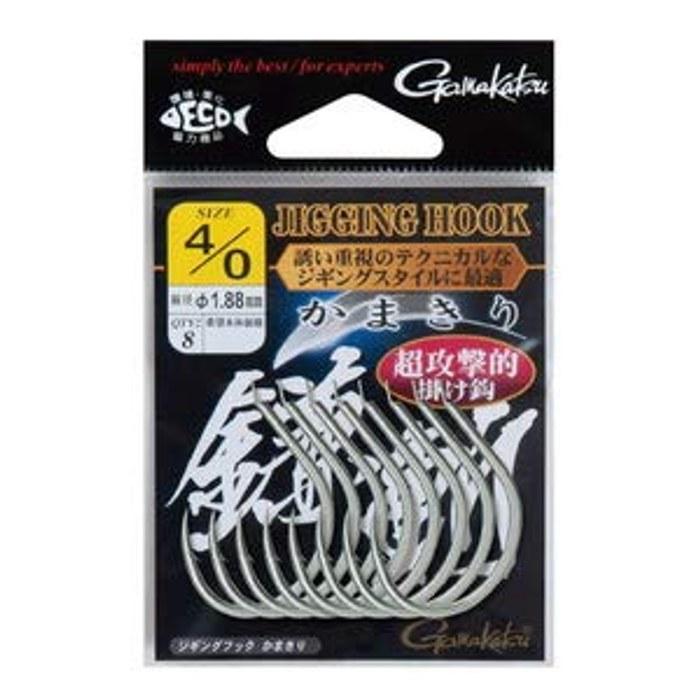 Gamakatsu Barajigging Hook Kamakiri (Silver) 4/0
