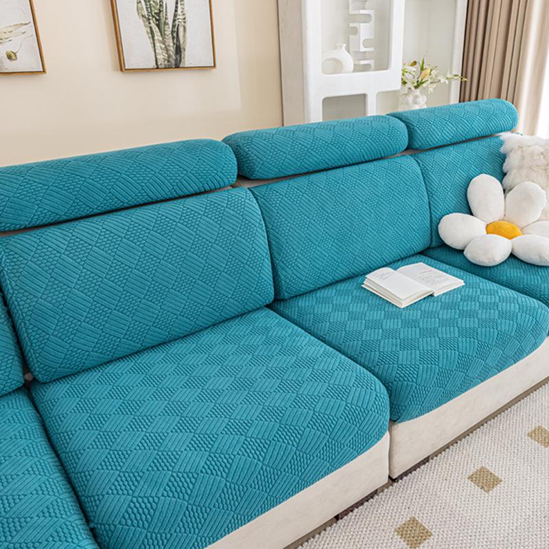 Elastic Sofa Cover Cushion Cover Sofa Hat Solid Color Sofa Cover All-inclusive Four Seasons Universal Cover Sofa Cushion Cover