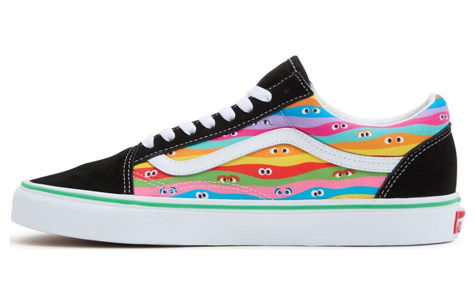 Old Skool Sesame Street x Vans  Rainbow Stripes  VN000D3HBMB 36