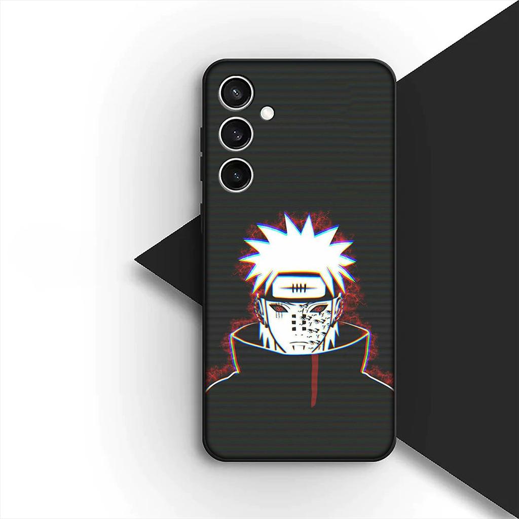 Cover for Samsung Galaxy S24 S25 S23 FE Ultra Plus S7 Edge S25+ S23+ A56 5G Casing Silicone Phone Case Akatsuki Narutos Pain