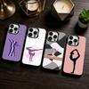 GYM Girl Gymnastik Handyhülle Für iPhone 17,16,15,14,13,12,11 Plus,Pro Max,XS,Farbige silberne Handyhülle