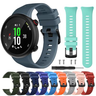 Silikon Kordonlu Saat Kayışı Garmin Öncüsü 45 45 S akıllı saat Bandı Garmin Swim 2 Bilezik Kemer
