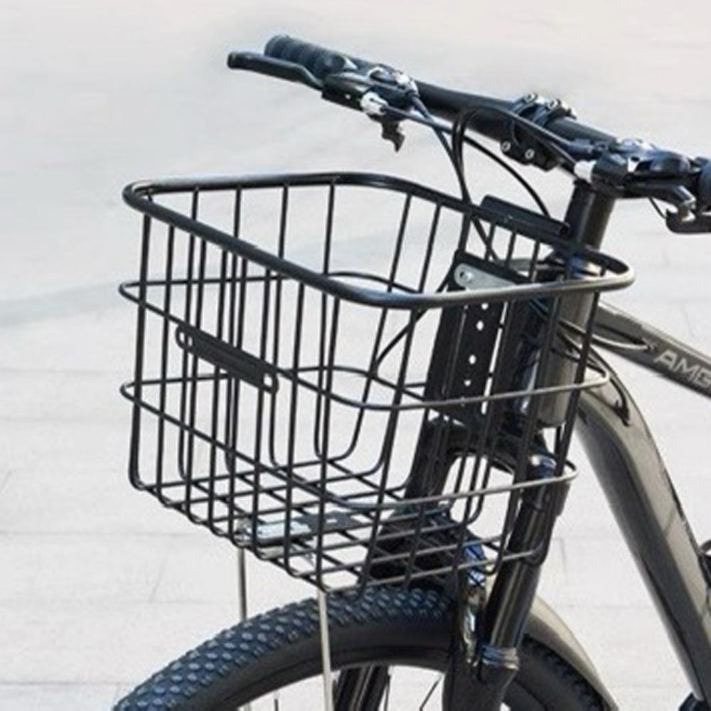 Easy To Install Bicycle Rear Basket Metal Backpack Storage Children's Folding Bike Accessories