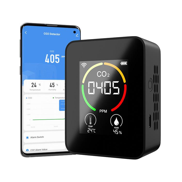 5/3 In 1 WIFI Air Quality Monitor CO2 Sensor Meter Detector Air Quality Detector Medidor CO2 Air Quality Sensor CO2 Gas Analyzer