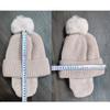 Winter Baby Knitted Hat Skiing Infant Bonnet Plush Lining Kids Beanie Protect Ears Children Cap for Boys Girls Accessories 2-6Y