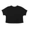Nike Sportswear Swoosh Logo Casual Crop T-Shirt Women Tops Black CJ3765-010
