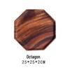 Wooden Leaf-Shaped Snack and Tea Tray