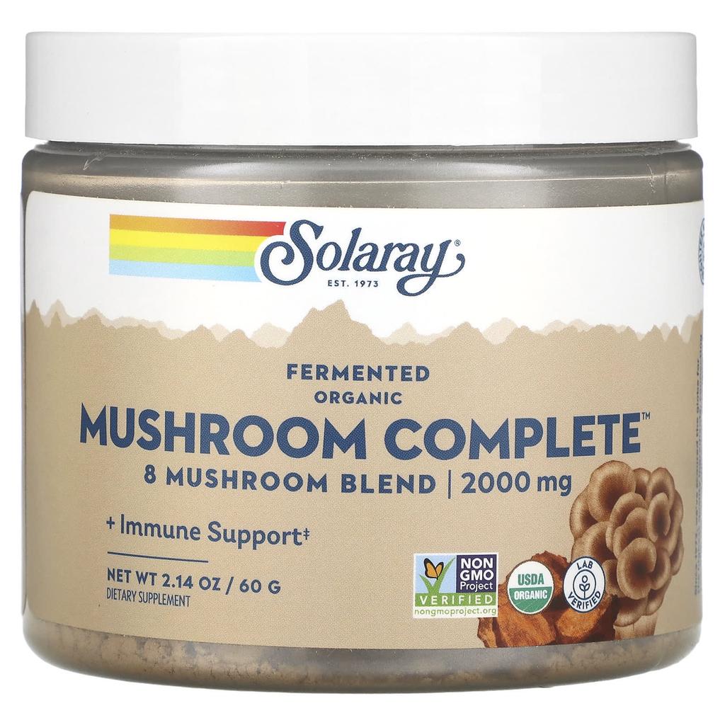 Organic Fermented Mushroom Complete, 2,000Mg, 60G(2.14Oz)