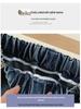 Autumn 2025 Girls' Wide-Leg Scimitar Jeans - Casual Long Pants for Kids
