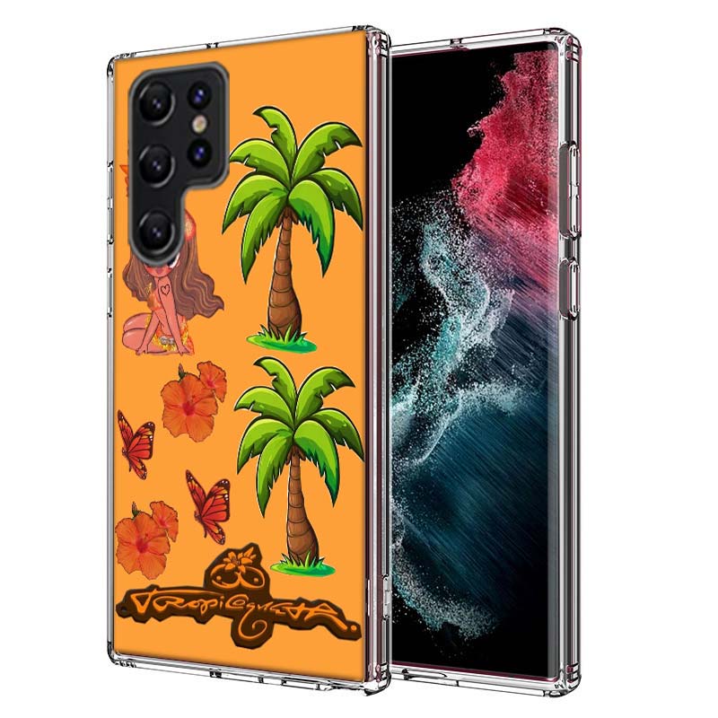 K-Karol G Tropicoqueta Capa Phone Case For Samsung S26 Ultra S25 Edge Galaxy S23 S21 S20 S24 FE S22 S10 Plus Cover Clear TPU She