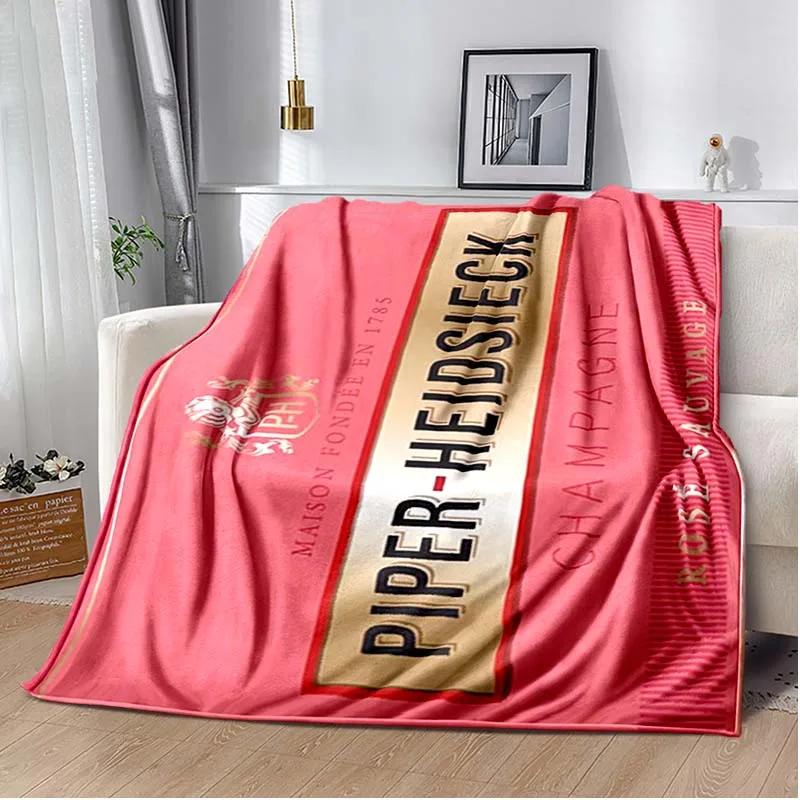 PIPER HEIDSIECK Coperta Champagne, Leggera Isolante Caldo per Divano Letto Ufficio Auto Ginocchia Coperte,Decke,couverture,stragulum
