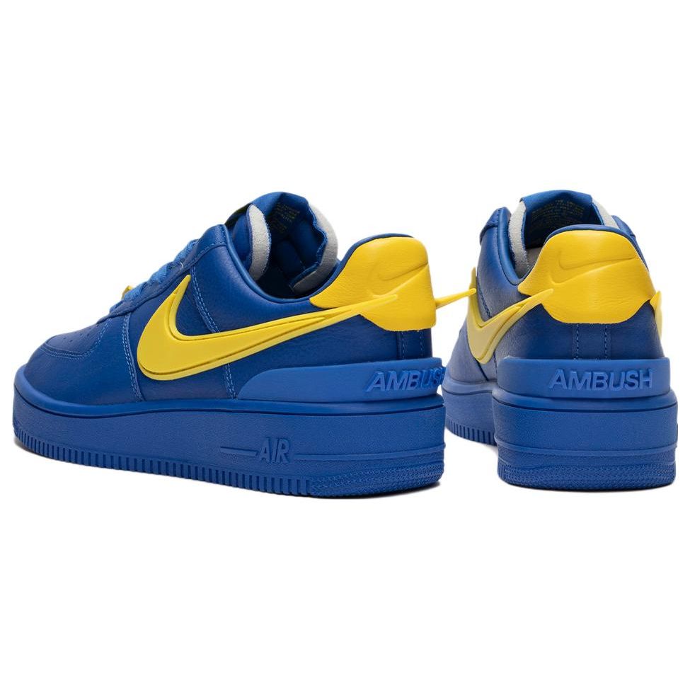 AMBUSH x Nike Air Force 1 Low Game Royal Unisex Sneakers Blue Vivid-Sulfur DV3464-400