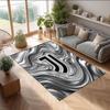 Juventus FC bedruckter Flanell-Teppich rutschfest weicher Polyester-Bodenbelag Indoor-Dekormatte für Schlafzimmer Wohnzimmer Sofa