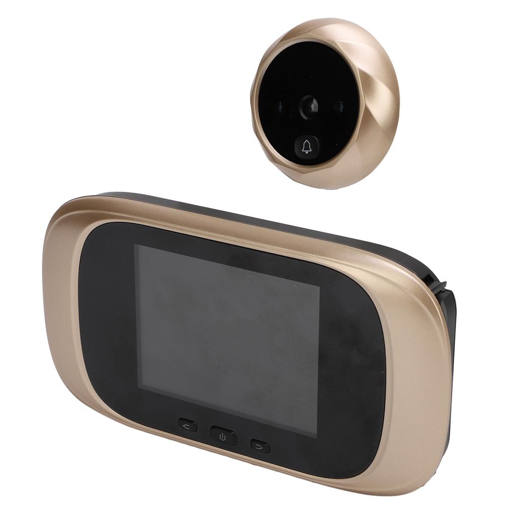 Visual Door Viewer Door Smart Peephole Camera Doorbell with 2.8 Inch LCD Display Infrared Night Visual Photo Taking for Home Security
