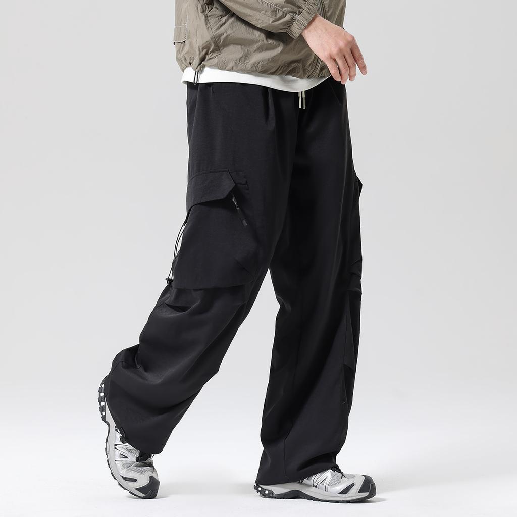 Workwear Outdoor Sports Multi Bag Straight Tube Hanging Thin Men's Casual Pants