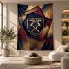 Dekoratiivne gobelään, West Ham United jalgpalli trükitud seinakunst, Kerge seinakate magamistoa taustaks