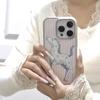 Korean Ins Retro Pink Striped Star Pony Phone Case for iPhone 17 16e 16 15 14 13 12 11 Pro Max Air Plus Luxury Clear Soft Cover