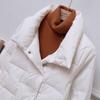 Women's Fashionable Lightweight Stand-up Collar White Duck Down Jacket for Autumn and Winter
