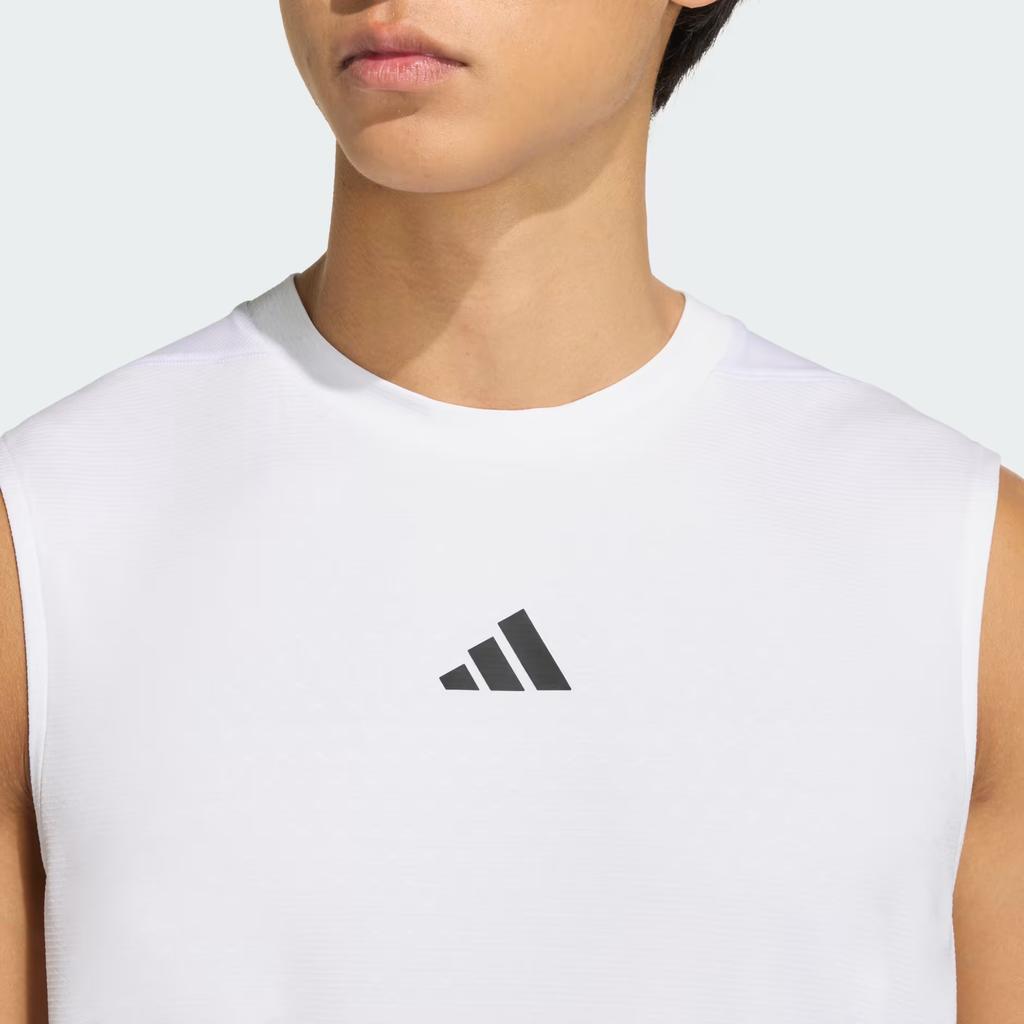 Adidas D4T Primelift 3 Stripes Slim Fit Round Neck Vest Men tops KD0376