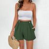 2026 Summer High-Waisted Loose Wide-Leg Shorts for Women - European & American Style