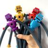 Tub elastic Robot Jucărie Puzzle Noutate Decompresie Creativ Desene Animat Ventuză Arcuri Telescopic Robot Jucării Cadouri pentru copii