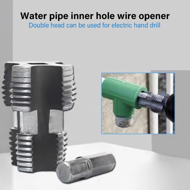 Water Pipe Internal Thread Opener Tapered Pipe Thread Tap Water Pipe Thread Opener For PVC Plastic Pipe Accessories