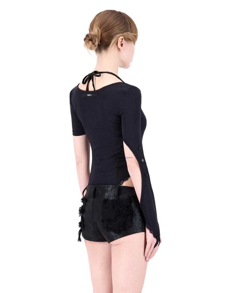 Kimyo Hand Loop Bodysuit Black