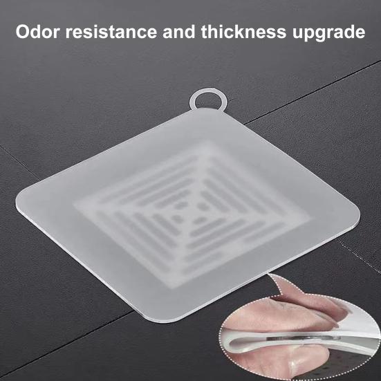 Sewer Deodorant Pad Good Sealing Anti-smell Soft Silicone Toilet Floor Drain Deodorant Cover for Home