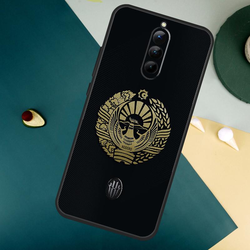 Emblem of Uzbekistan National Flag For ZTE Nubia Red Magic 10S Pro Plus 7 6S 7S 8 9 8S 9S Pro Red Magic 10 Air 11 Pro Plus Case