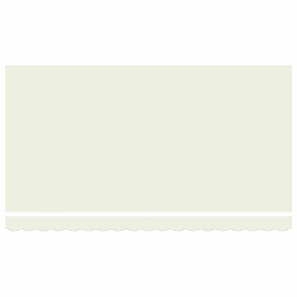 Retractable Awning Cream 350 x 200 cm Polyester and Aluminum