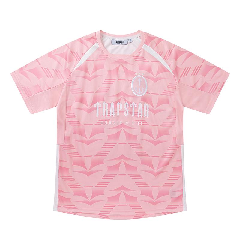 Trapstar London 2026 New Summer Trapstar Logo Diagonal Logo Number 23 Basketball Jersey Football Jersey Gradient Sports Short Sleeved T-shirt