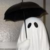 Halloween Decoration Ghost Wear Glasses Resin Statue Fine Craftsmanship Tabletop Ornament Home
