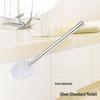 Gold Bathroom Toilet Brush with Long Handle and Soft Bristles