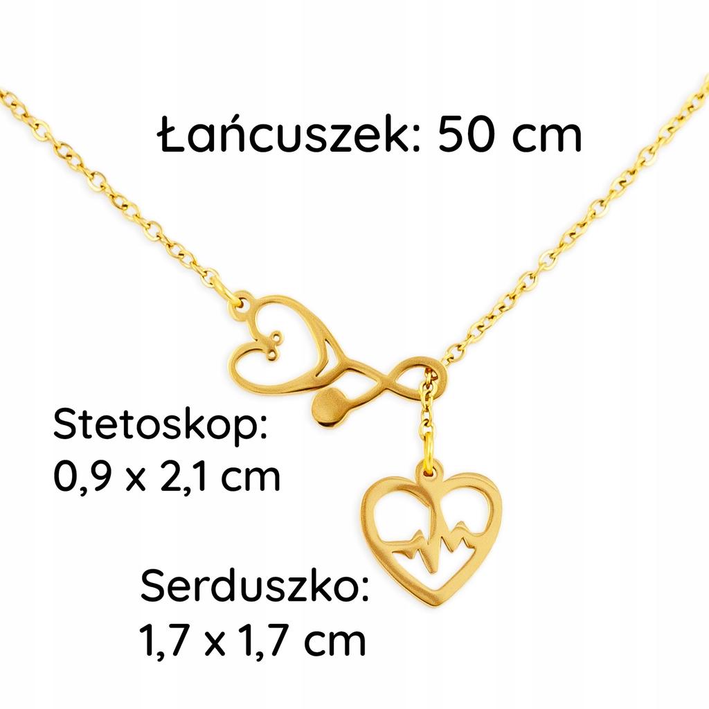Necklace Pendant Heart Stethoscope Pulse