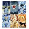 86 Sheets 10.3X6Cm Cartoon Tarot Cards The Whisper Of Stars And Garden Tarot Deck Based On Rider Waite System
