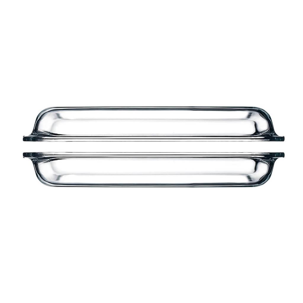 KADAX 3L+3L glass baking dish, rectangular, 39 x 23 cm